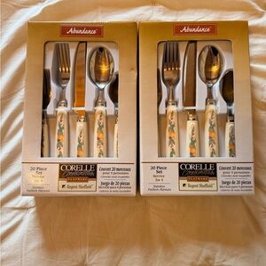 Corelle Abundance Floral Flatware Set